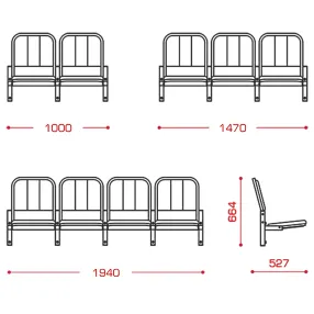 многоместная секция эра лайт (модель км12/1)