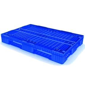 лёгкий перф. пластиковый поддон на 3 полозьях 1210х810 усиленный двумя трубами арт. 02.120.65.т204