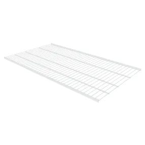 металлическая сетчатая полка титан-gs (903х506) (цвет белый)