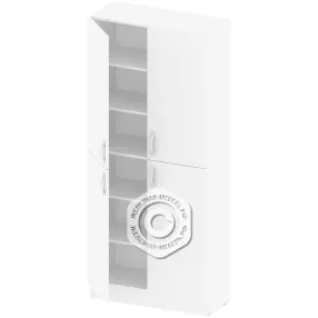 шкаф 2 секции с полками оф-ст-121