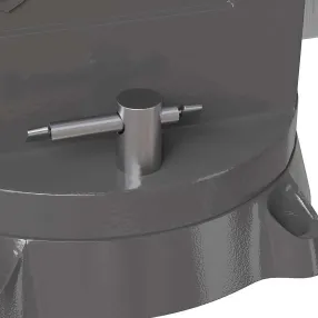 тиски чугунные поворотные с наковальней s 100