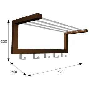 вешалка настенная дольче