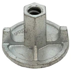 гайка литая оцинкованная двухрожковая диаметр 90/17 мм