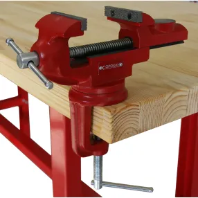 тиски поворотные на струбцине 60мм (2,5 дюймов) (арт. 1.911)