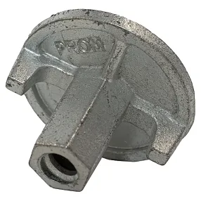 гайка литая оцинкованная двухрожковая диаметр 90/17 мм
